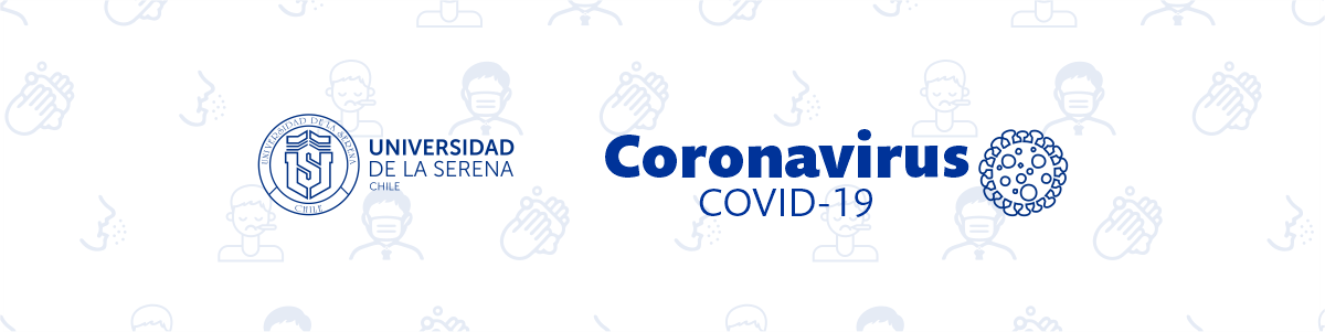 Decorative image header section corona virus