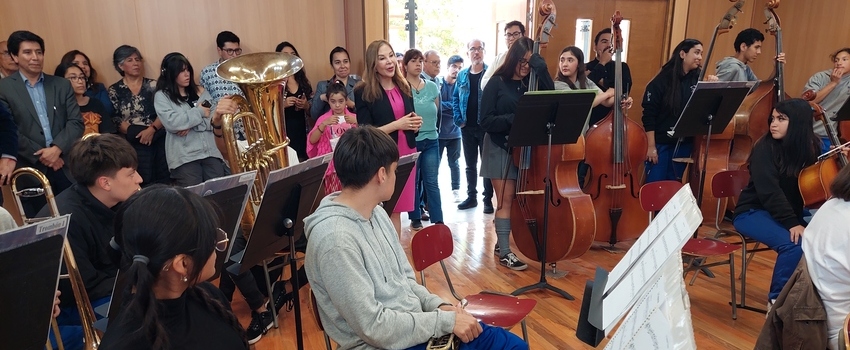 Inauguran los nuevos espacios del Departamento de Música borrar