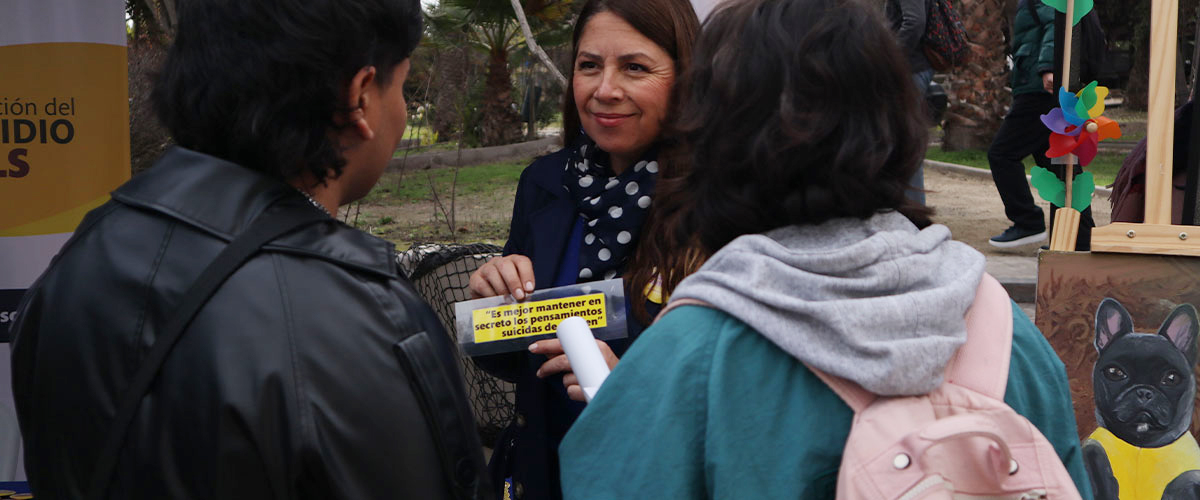 Estudiantes participaron en Feria del Autocuidado 