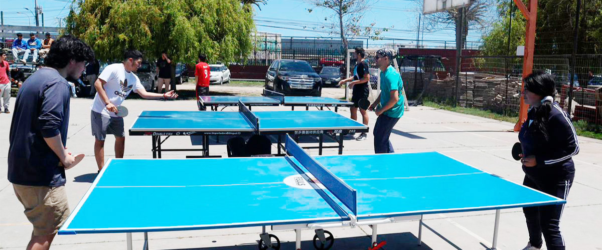 Estudiantes participaron en Mini Torneo de Tenis de Mesa 