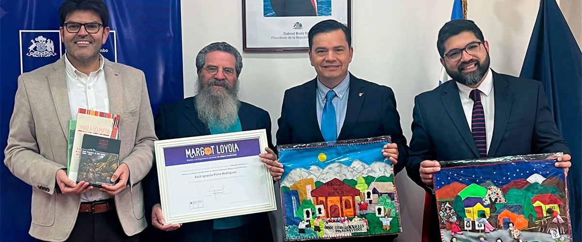 Artista y académico de la USerena Raúl “Talo” Pinto fue distinguido por el Ministerio de las Culturas por su aporte a la música tradicional 