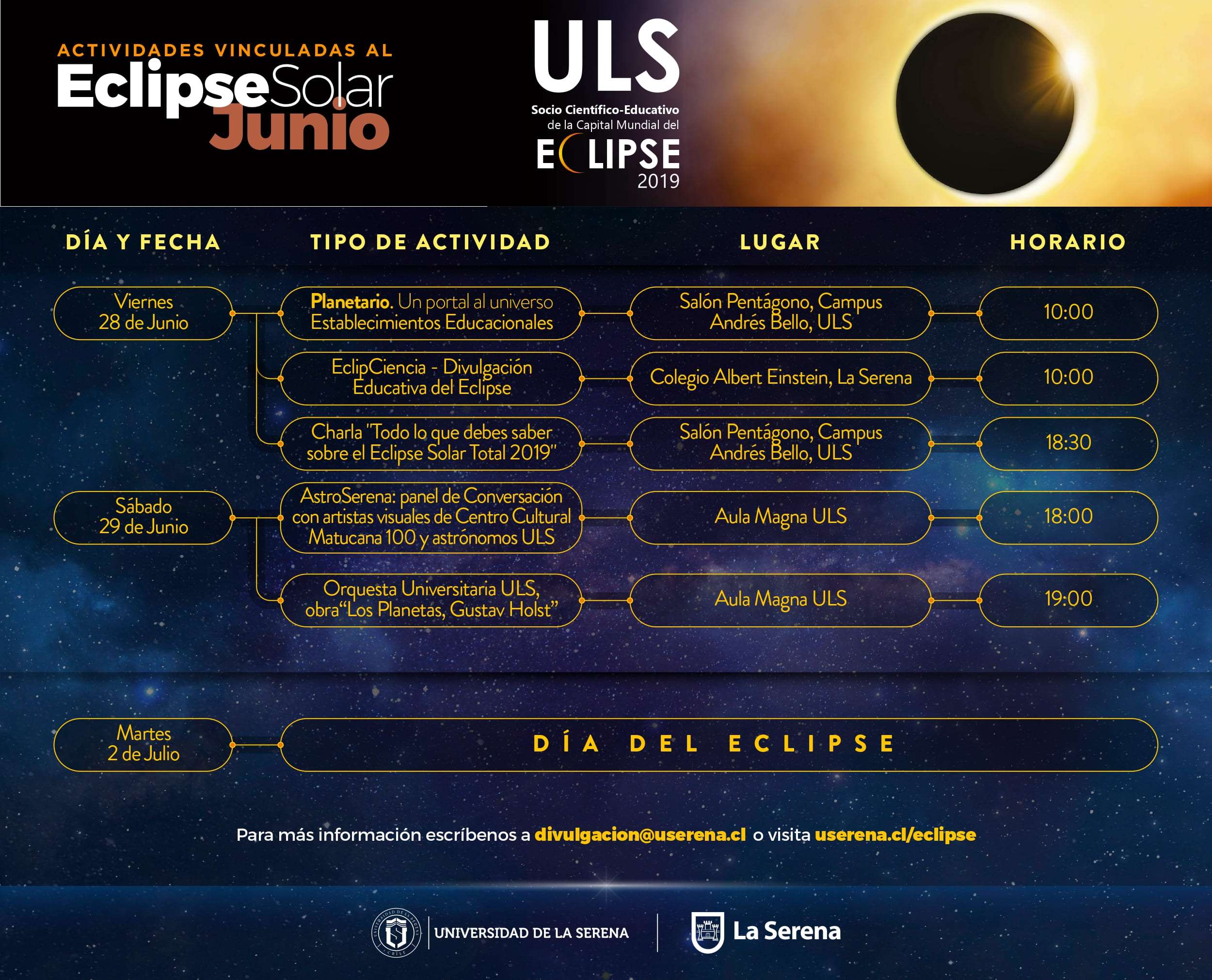 Calendario Actividades Junio 27j 3