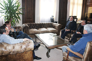 Nueva Directiva de AULSA AG realiza visita protocolar a Rector de la ULS
