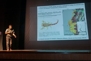 Académico presenta avances en el estudio de insectos y arácnidos