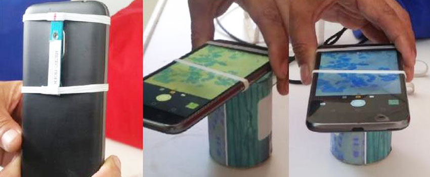 adaptador microscopio