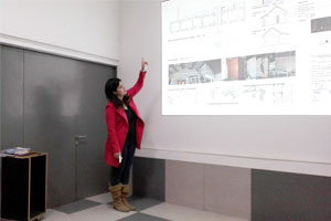 Serviu professionals gave a talk to students of the Architecture program