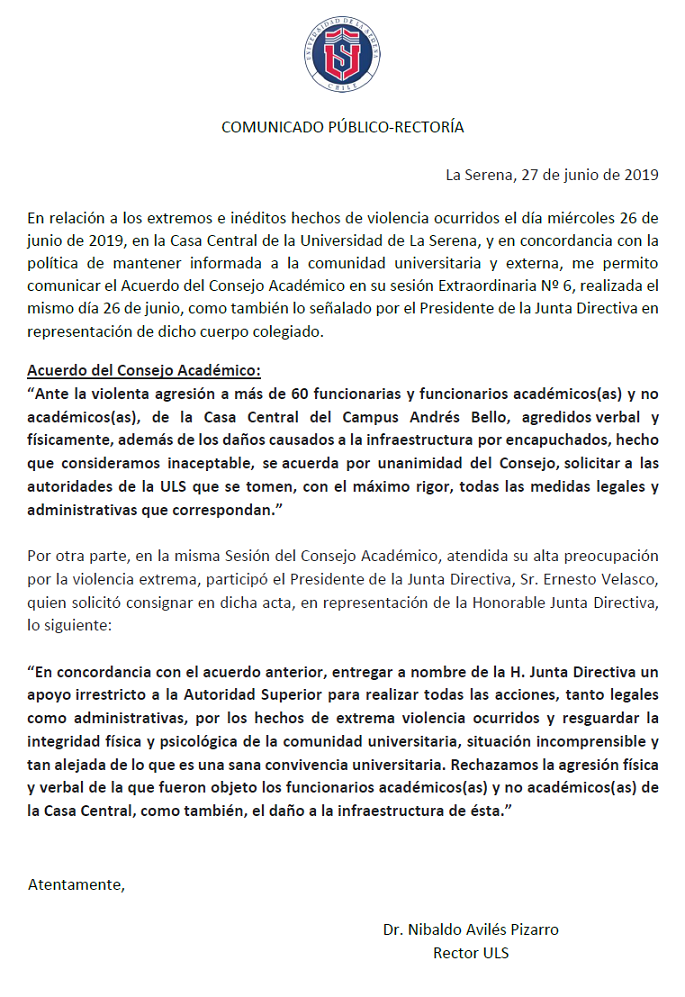 comunicado 27junio