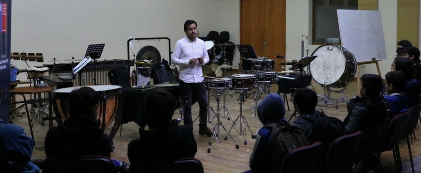 Clase magistral de percusión cerrará el primer mes de actividades educacionales online de la OSULS