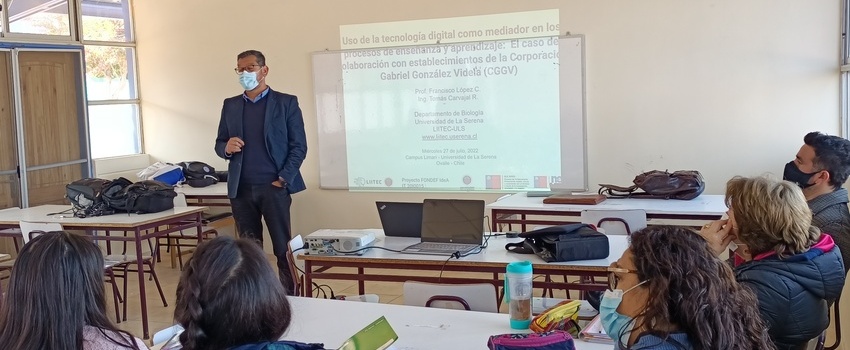 Conecta ULS en colaboración con LIITEC realizan trabajo conjunto en colegios de Ovalle y Monte Patria 