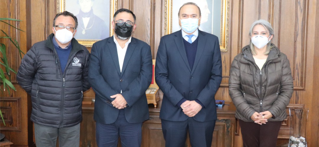 Diputado Víctor Pino realiza visita protocolar a Rector ULS