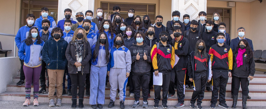 group image of students who participated in the School Scientific Observatory