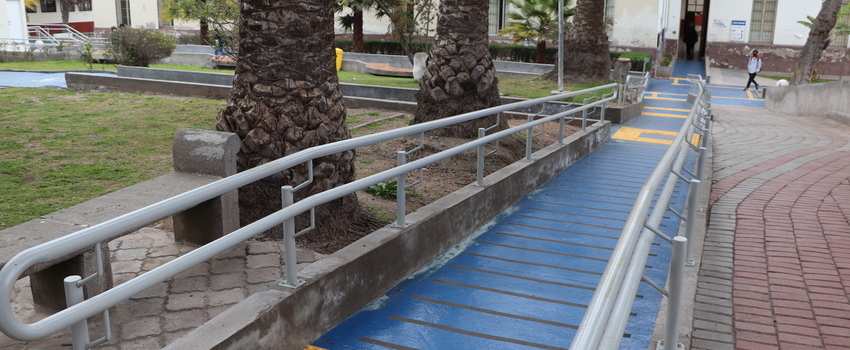 Inaugurada ruta de accesibilidad universal en Campus Isabel Bongard ULS 