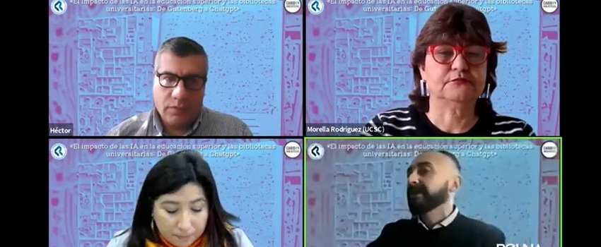 Día del Bibliotecario: CABID ofreció conversatorio sobre el impacto de la inteligencia artificial en la educación superior y bibliotecas universitarias 