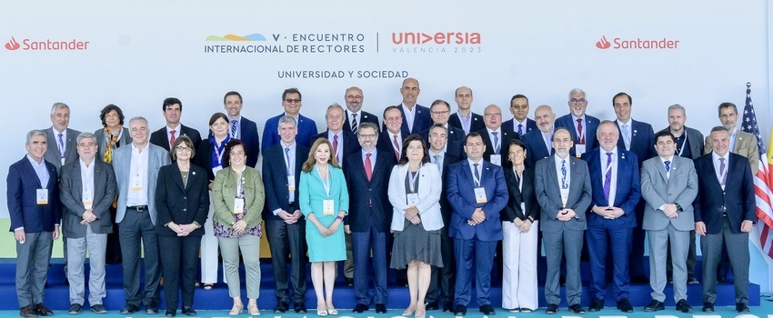 Finaliza el V Encuentro Internacional de Rectores Universia 2023 con la “Declaración de Valencia”