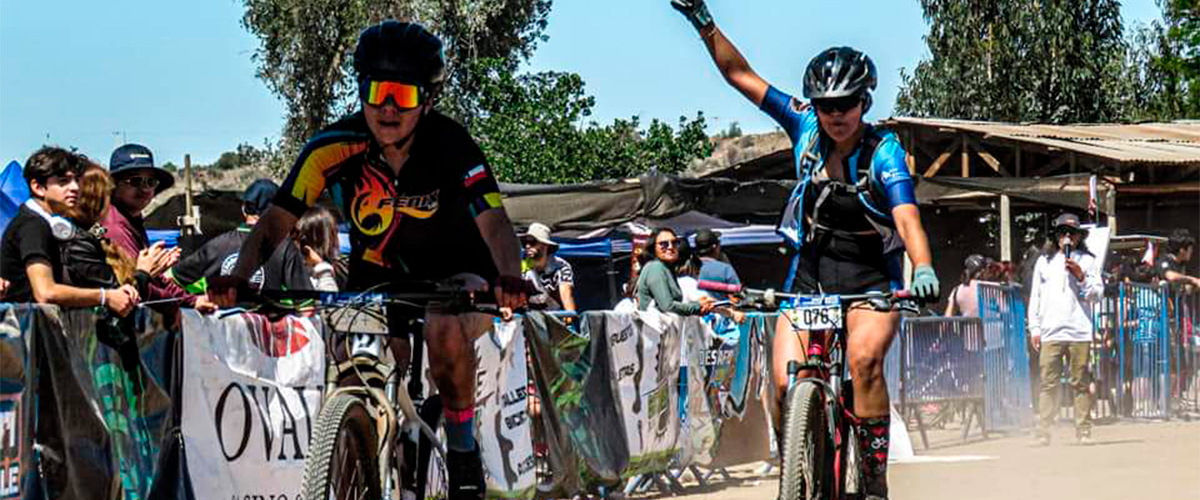 Student from the University of La Serena stands out in regional mountain biking