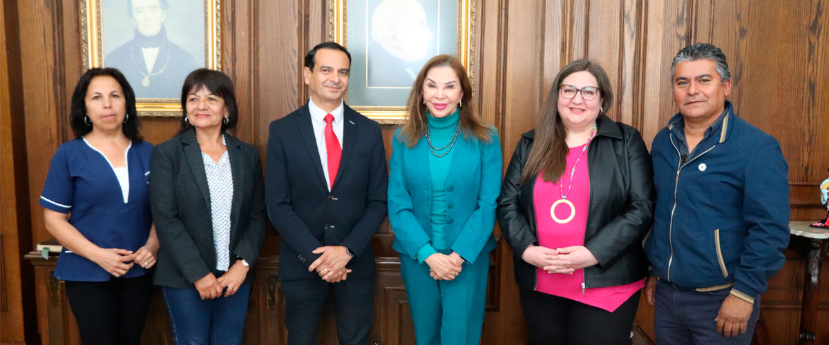 Nueva directiva del Comité Paritario ULS se presenta ante Rectora