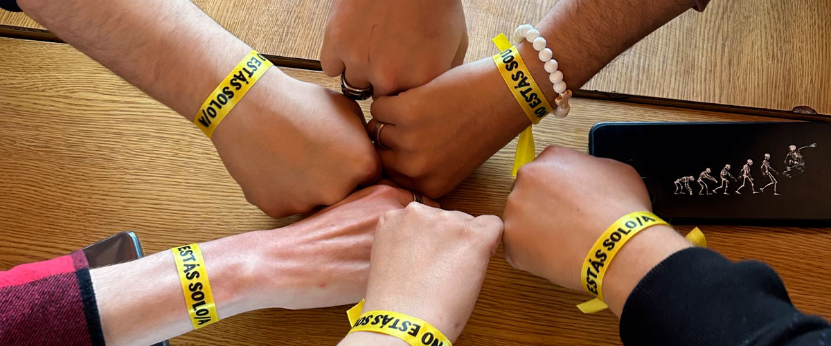 Realizan intervenciones en conmemoración del Día Mundial de Prevención del Suicidio