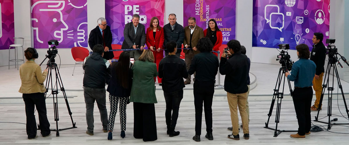 USerena inauguró remozado Estudio de Televisión para la carrera de Periodismo