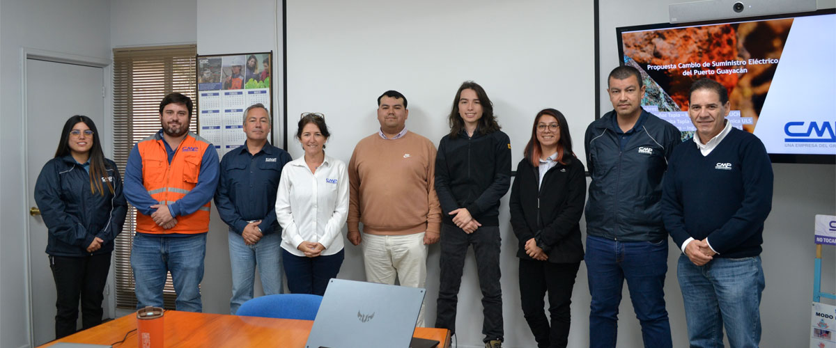Internship students develop a project to modify the electrical supply of Puerto Guayacán