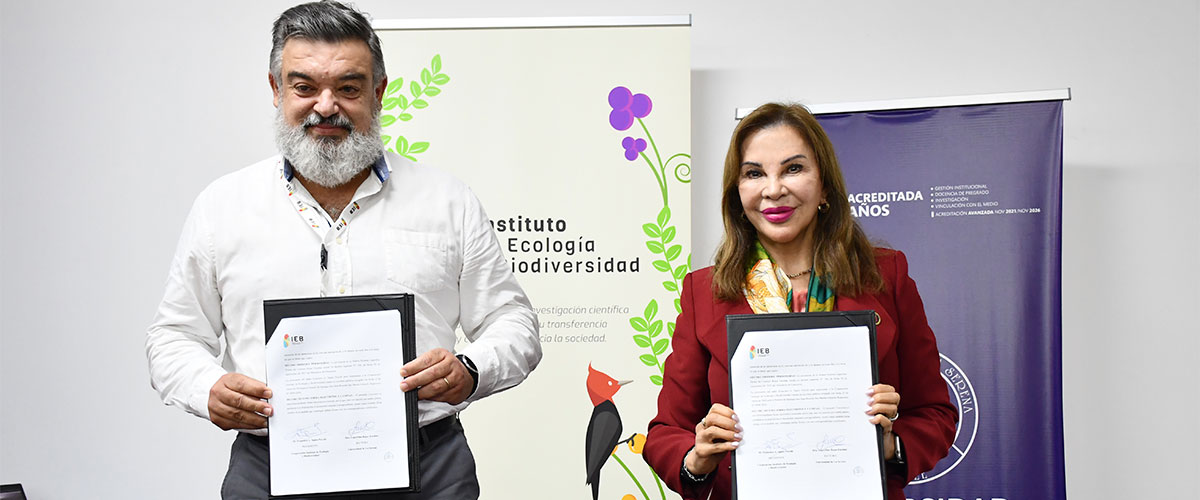 USerena signs agreement with the Institute of Ecology and Biodiversity