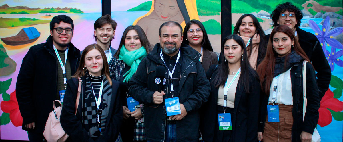 Representantes de la Escuela de Periodismo ULS participaron en la 31° edición de la Conferencia del Día Mundial de Libertad de Prensa 2024