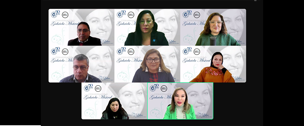 CRUCH celebró el Día Mundial del Libro con un conversatorio que abordó el legado espiritual de Gabriela Mistral