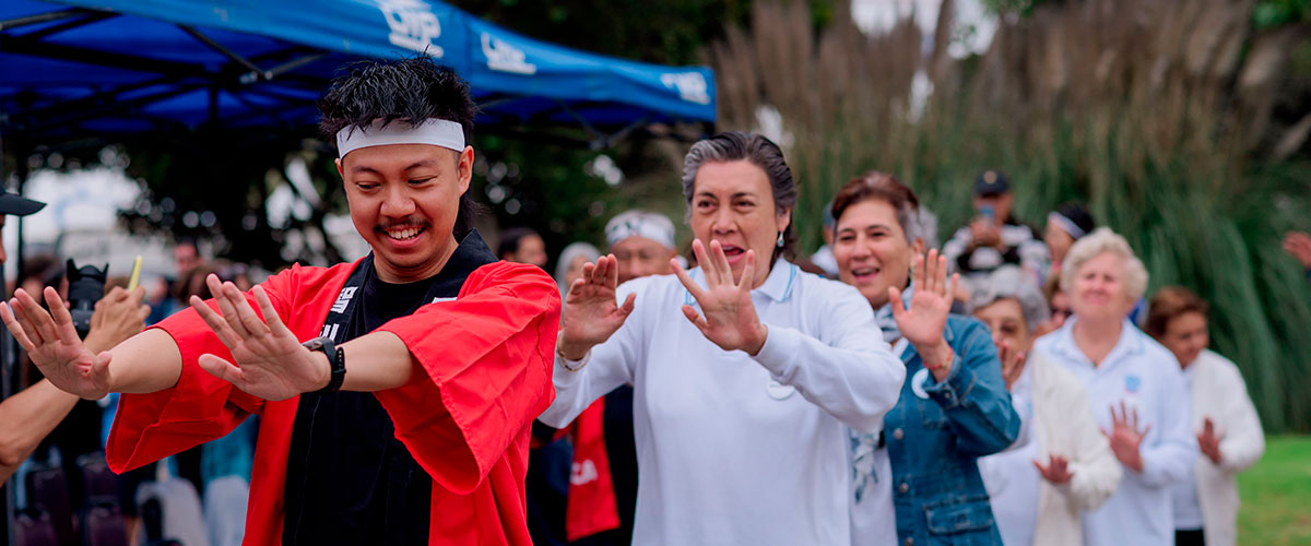 Japan USerena: Agrupación Huesitos Felices disfrutó de las actividades en el Parque Japonés de La Serena "Kokoro No Niwa"